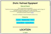 Static Rail Equipment